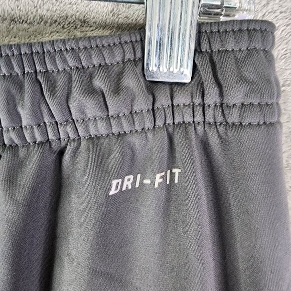 Mens Gray Nike Dri-Fit Athletic Fleece Pants Drawstring Elastic Waist Size M - Picture 11 of 14